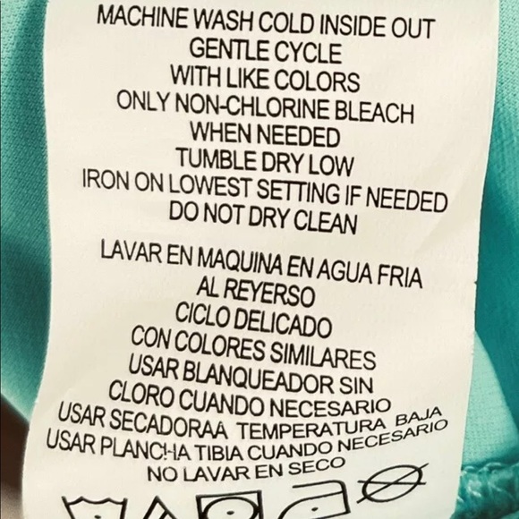 GB Girls Dress 14  Blue Green Aqua sleeveless ruffle tapering Easter NWT $54 - Picture 4 of 6